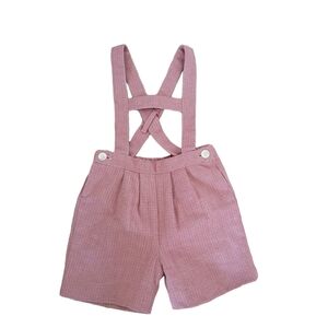 Kidiwi Handmade Elias High Bar Herringbone Dungarees